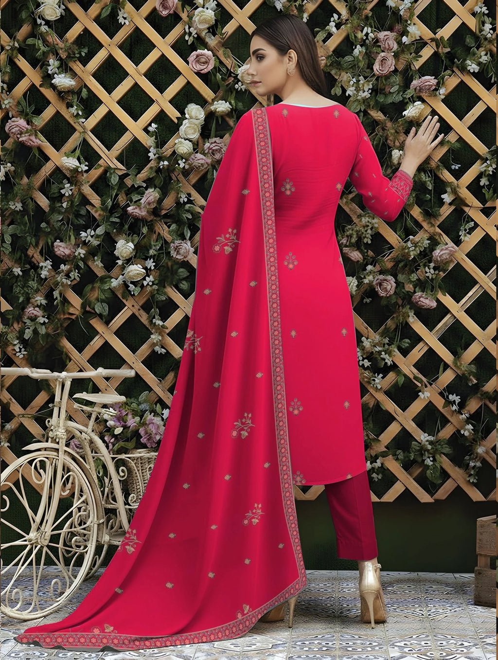 Embroidered Luxury Lawn Suit CT-765